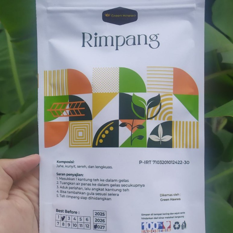 

Teh RIMPANG Green Hawa Resep Ala Dokter Zaidul Akbar 50 Gram /Teh DETOX Rempah-Rempah 100% Asli