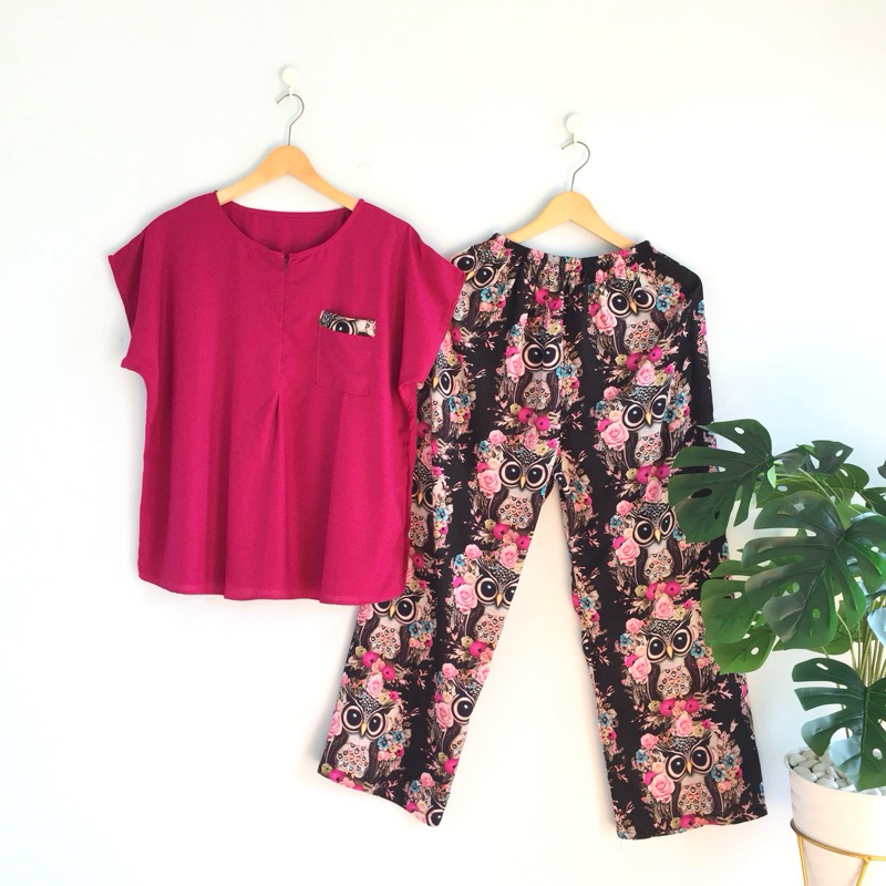 Mila Set / Babydoll Jumbo / Piyama Rayon