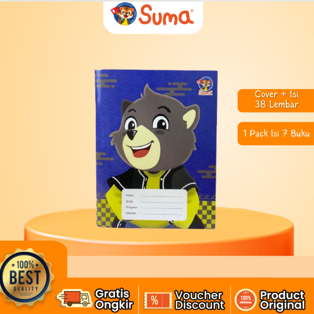 

Suma Buku Tulis Kecil Stylish @07 38 Lembar