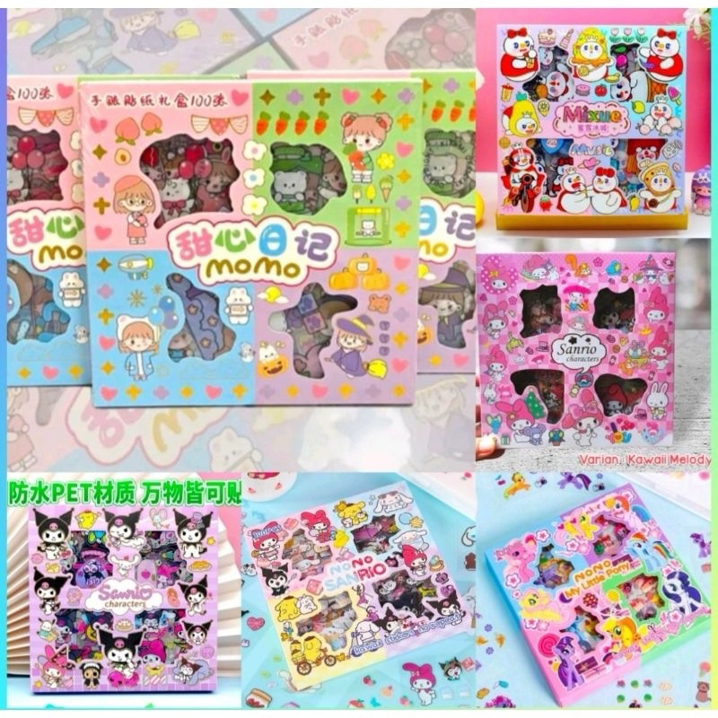 

NEW STICKER MOMO 100pcs 4 Warna karakter || STICKER TEMPEL KARAKTER BUAT ANAK || STICKER LUCU ANTI AIR DAN KUAT PEREKATNYA