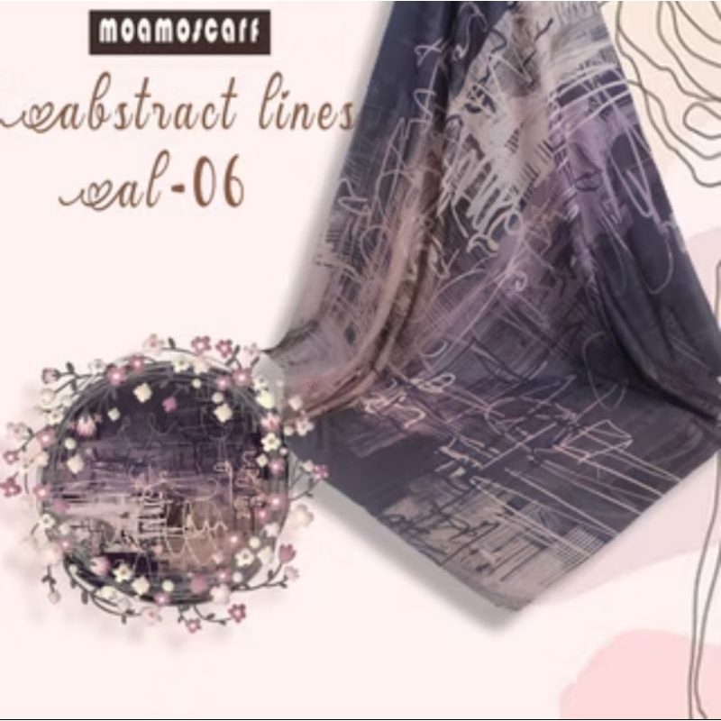 Hijab/Jilbab/Kerudung Segi Empat Syar'i Jumbo 140x140 Motif