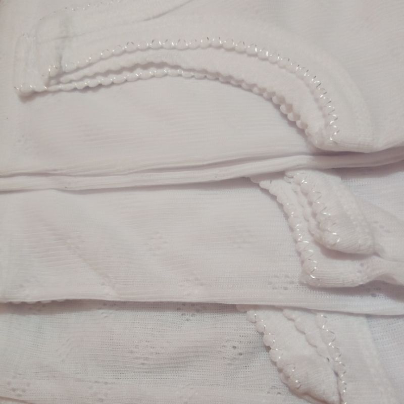 12pcs Dalaman Anak Laki Laki Perempuan Motif Jala Bolong Bolong Singlet Anak Laki Laki Perempuan War