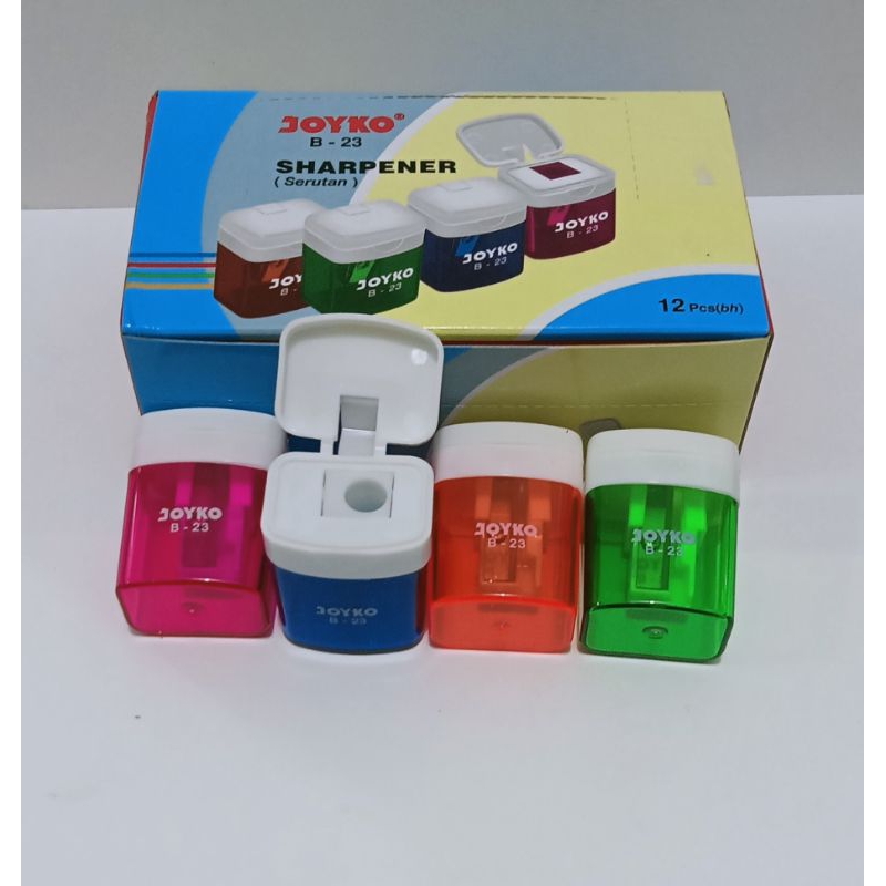 

serutan pensil Sharpener B 23 Joyko 1 lubang