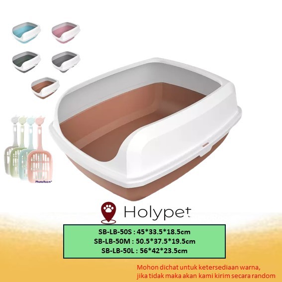 LITTER BOX LB-50 / TEMPAT PASIR KUCING / LITTER BOX KUCING