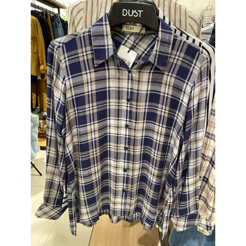 KEMEJA KOTAK KOTAK DUST BRAND MATAHARI ORIGINAL