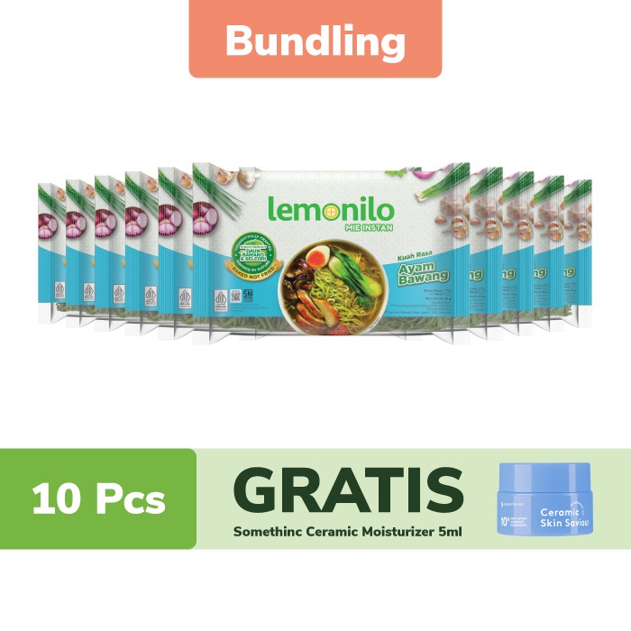 

Lemonilo 10 pcs Mie Ayam Bawang Free Somethinc Ceramic Moisturizer 5ml