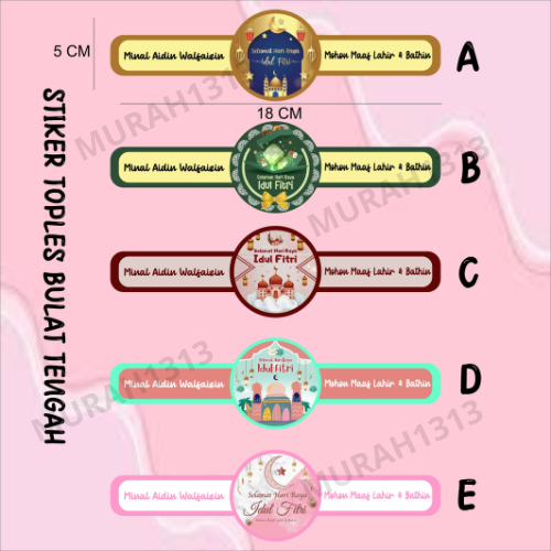 

STIKER SEGEL TOPLES | STIKER SEGEL 5x18CM ISI 15PCS