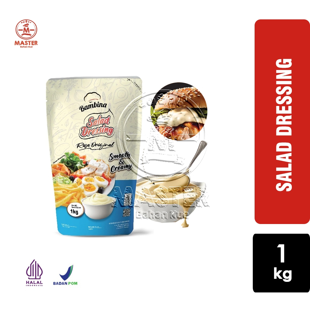 

Mayones BAMBINA Salad Dressing Mayo Mayonnaise [Pouch 1Kg]