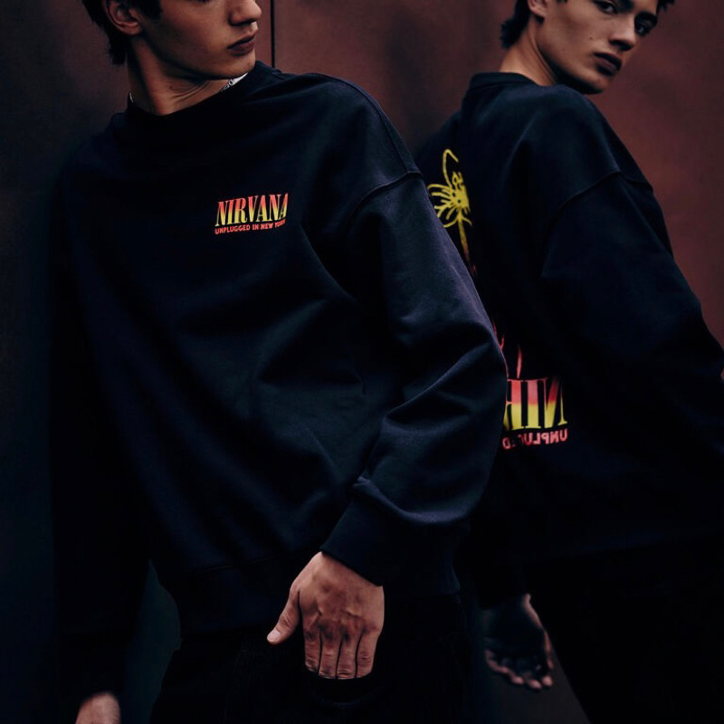 Sweater H&M Man NIRVANA jastip jasa titip