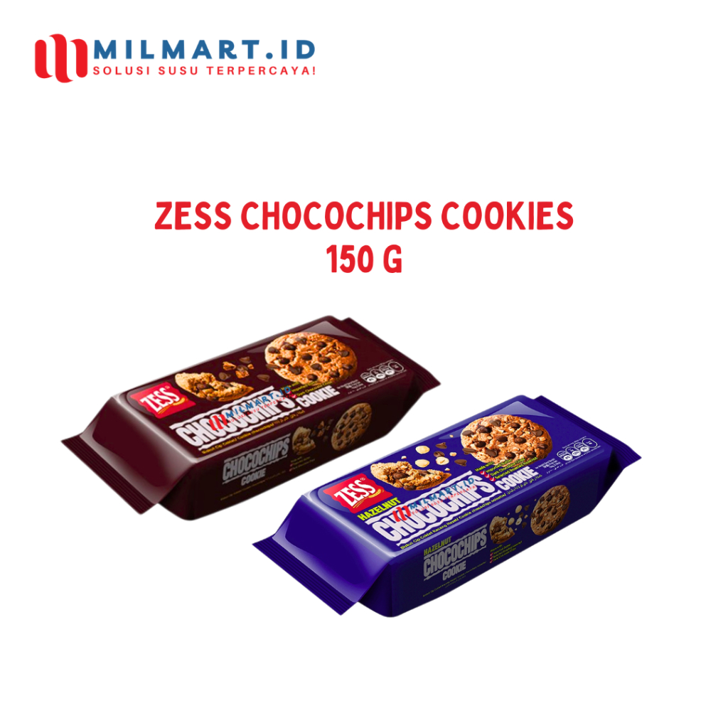 

ZESS CHOCOCHIPS HAZELNUT COOKIES 150G CAMILAN COKLAT ZESS BISKUIT JAJANAN
