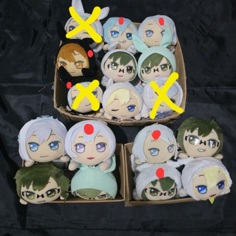 sega nesoberi idolish7 nuigurumi plush riku ryunosuke nagi izumi dkk