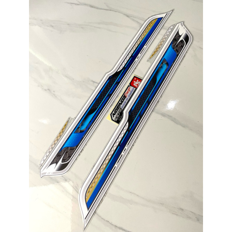Striping sticker CB100/125 Custom UV transparan ORIGINAL NGENGSDESIGN