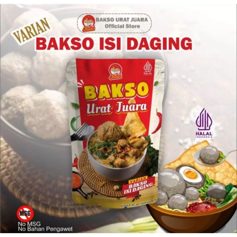 

bakso varian isi daging