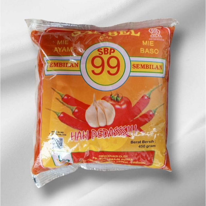 

Cap 99 Saus Sambal Kemasan 450 gram
