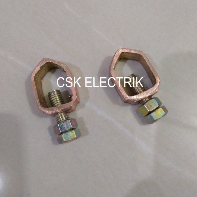 Flash Klem Cincin Grounding Penangkal Petir