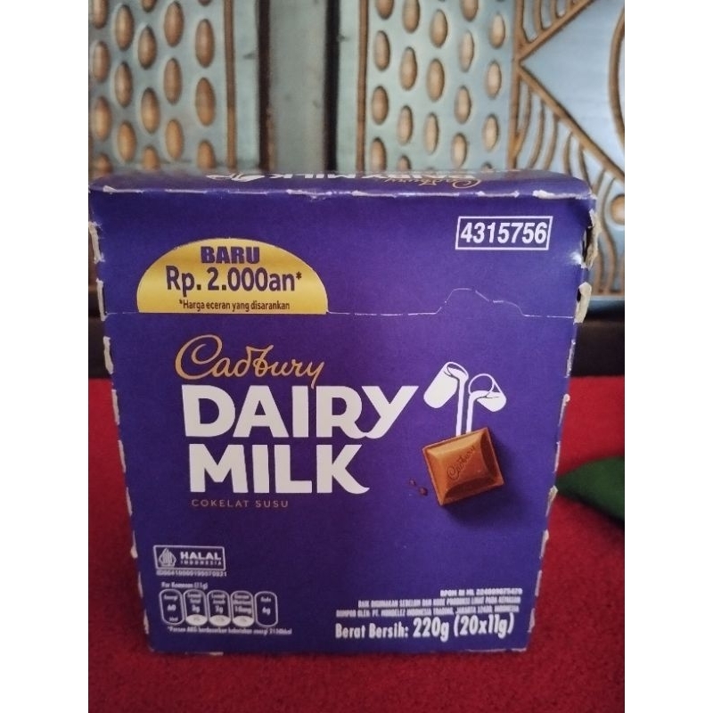 

CADBURY DAIRY MILK 11 GR