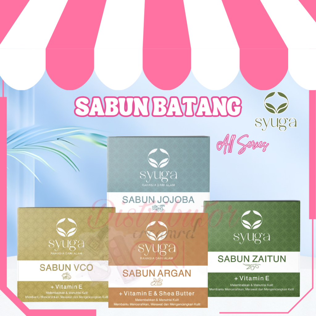Syuga Sabun 100gr Sabun Jerawat Punggung Sabun Badan Mencerahkan dan Melembabkan | BPOM | ORIGINAL |