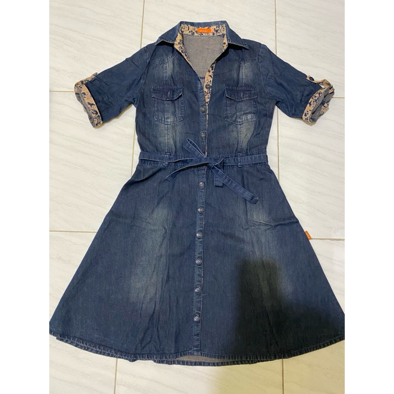 Preloved Dress Denim Wanita Bahan Denim