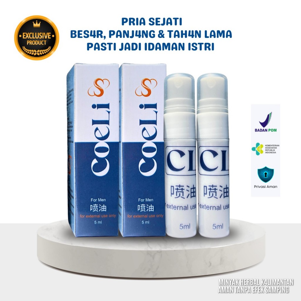 Obat Kuat Pria Spray Tahan Lama Ampuh | Coeli