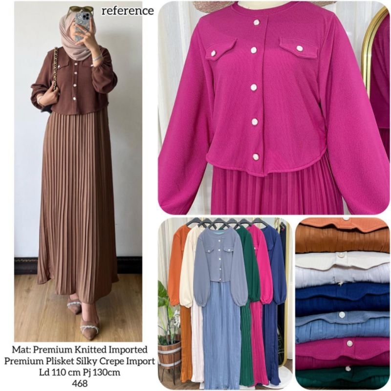 AYABDRES KNIT IMPORT PREMIUM BY BETINA /GAMIS KNIT /GAMIS VIRAL /GAMIS REMAJA