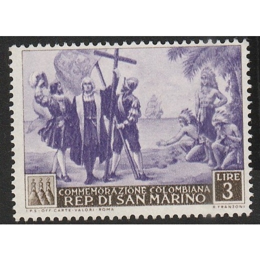 

A 11293 SATU BUAH PRNGKO SAN MARINO NOMINAL 3 LIRE TEMA PENDARATAN DI BENUA AMERIKA DENGAN KONDISI BELUM ADA CAP