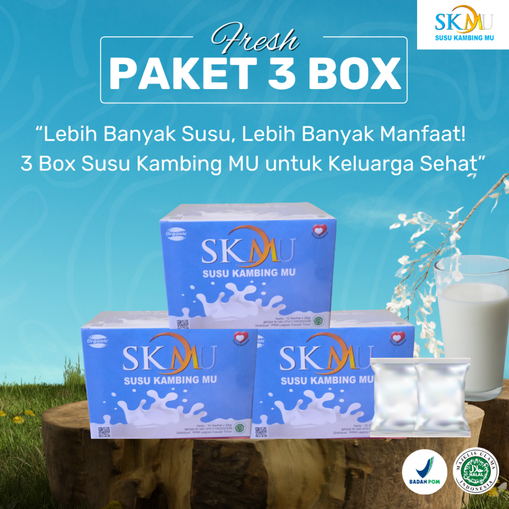 

Susu Kambing Mu Paket 3 Box