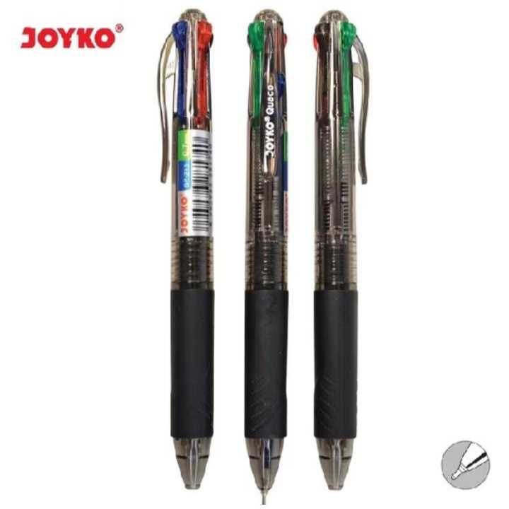 

Ball Pen / Pulpen / Pena Joyko BP-213 / Quaco/ 0.7 mm/ 4 Warna/ Colors (1 PCS)