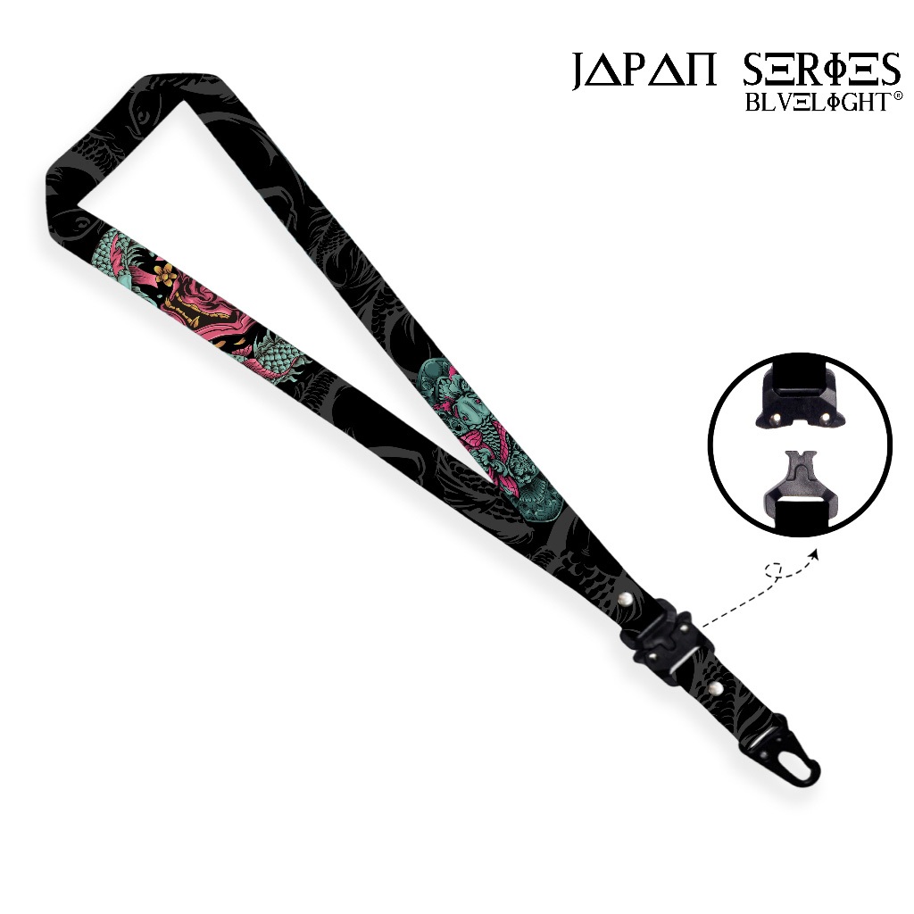 

Billwaz Lanyard Id Card Gantungan - Japan Oni 2cm