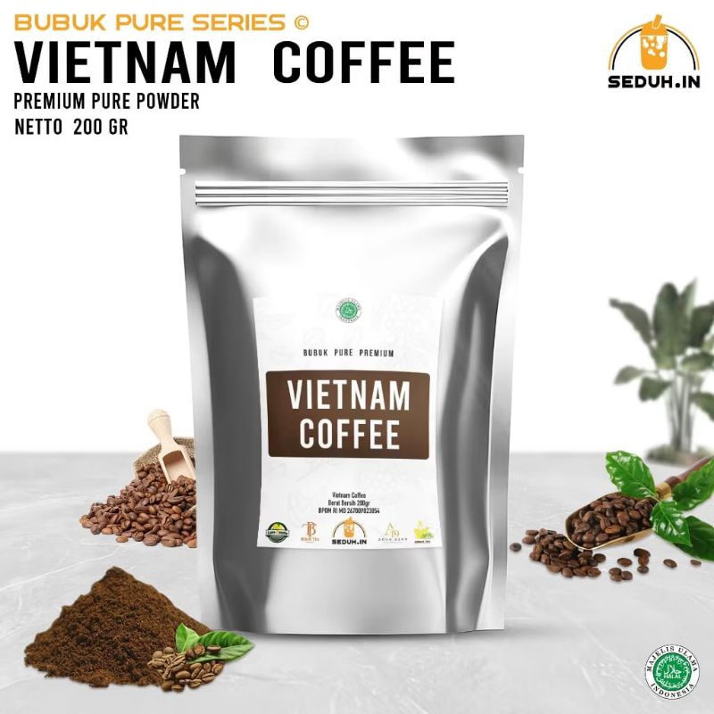 

Bubuk Pure Kopi Vietnam 100 % Premium 200 gr / Bubuk Kopi Tanpa Ampas
