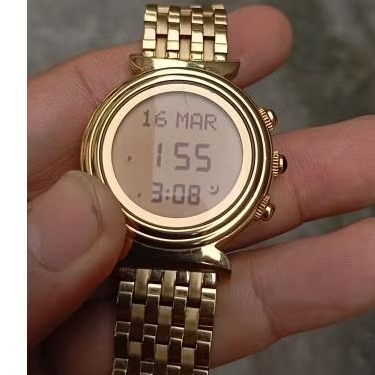 jam tangan al fajr  wf 14 compas prayer minusan second bekas ori