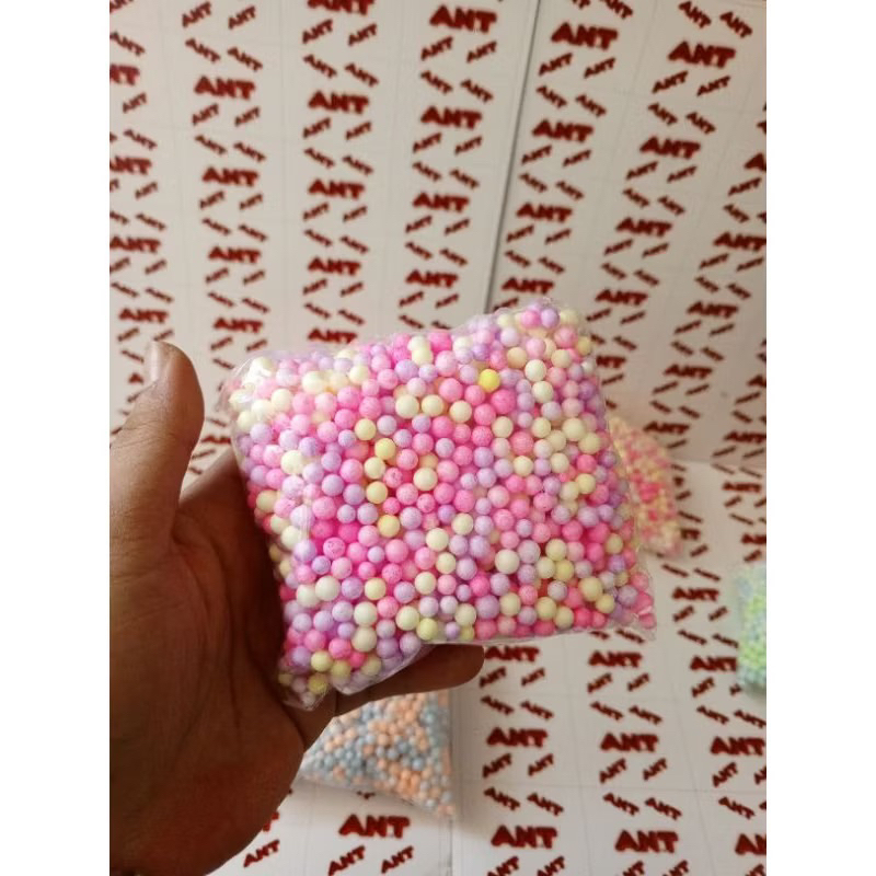 

1pak Butiran Gabus / Butiran Sterofoam Warna Warni / Murah / Accessorie / Hiasan / Dekorasi