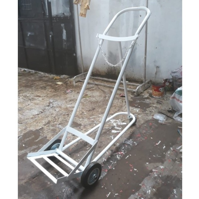 Troli Tabung Oksigen 6 Meter Kubik || Troli Argon
