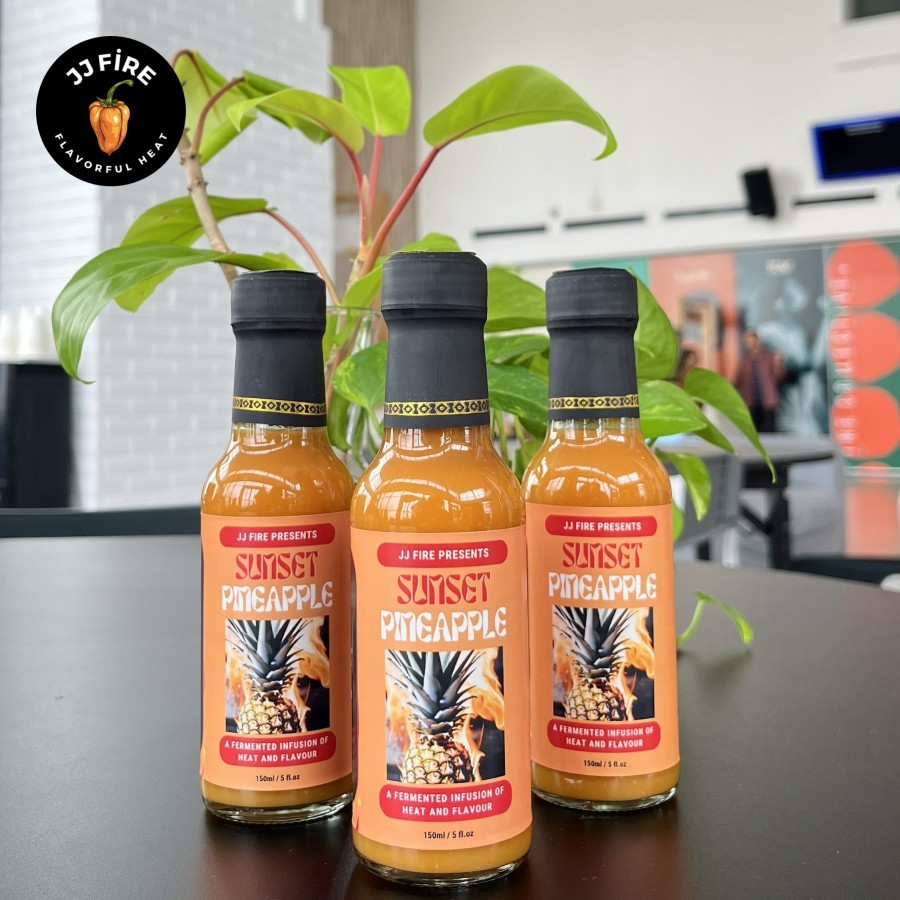 

JJ Fire - Sunset Pineapple Fermented Hot Sauce (Saus Pedas Fermentasi) 150ml