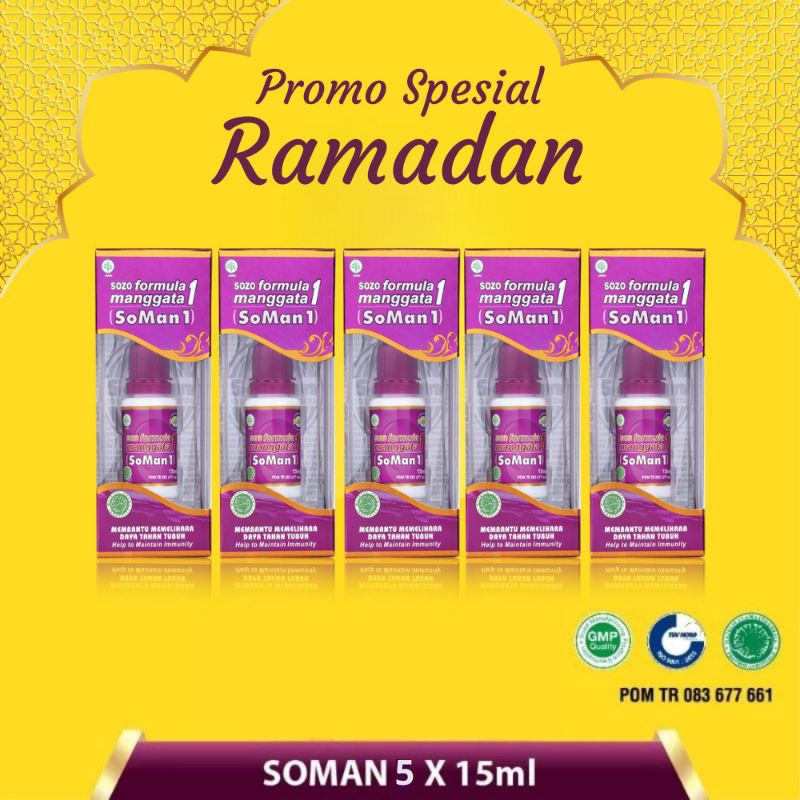 

SOMAN Sozo Manggata - Special Package 5X15ML