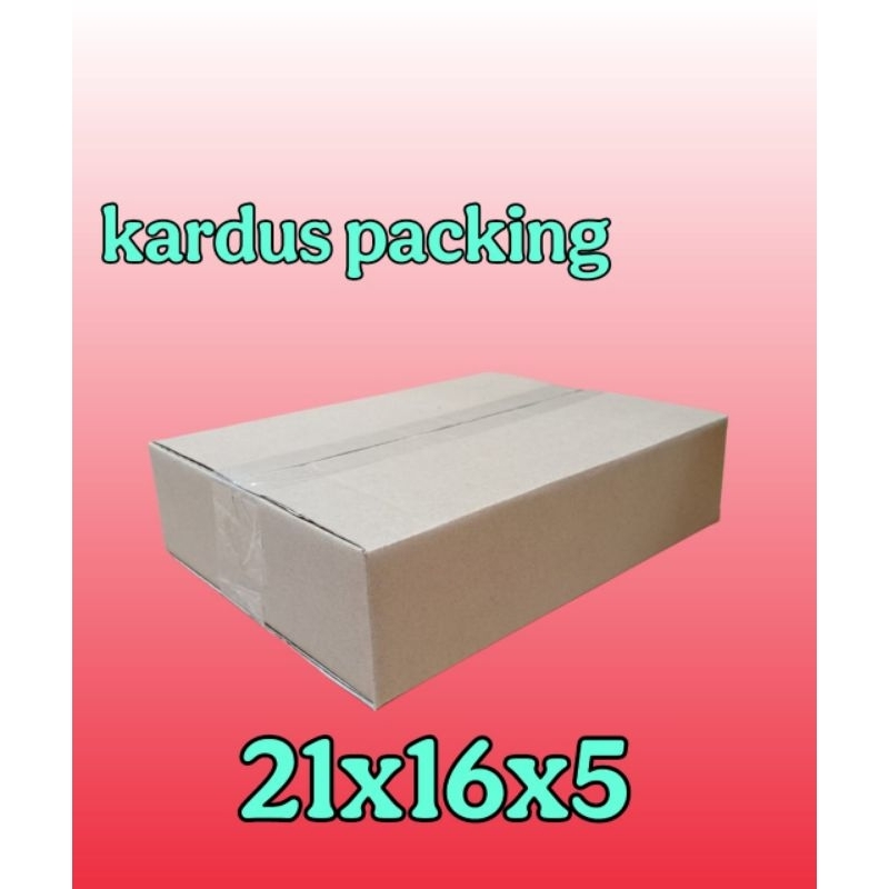 

kardus packing UK 21x16x5 kardus besar kardus kecil