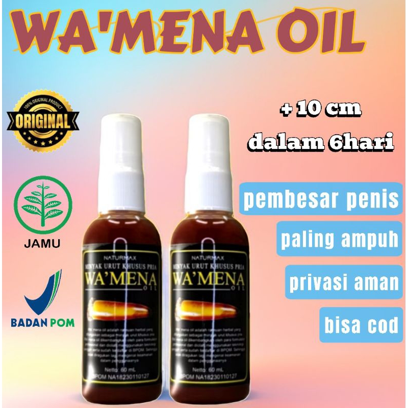 WAMENA oil pembesar mr p terlaris paling ampuh ORIGINAL 100% BPOM