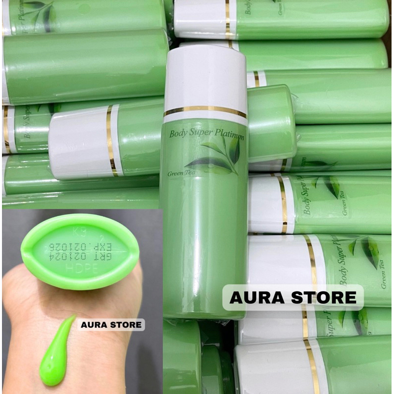 [HDPE] HB SUPER PLATINUM GREENTEA DOSIS DIATAS KLOBE/ LOTION PEMUTIH DOSIS TINGGI EXPRESS