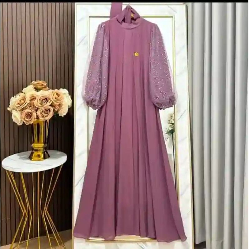 Gamis AudiSatuSetJilbabSegiEmpat