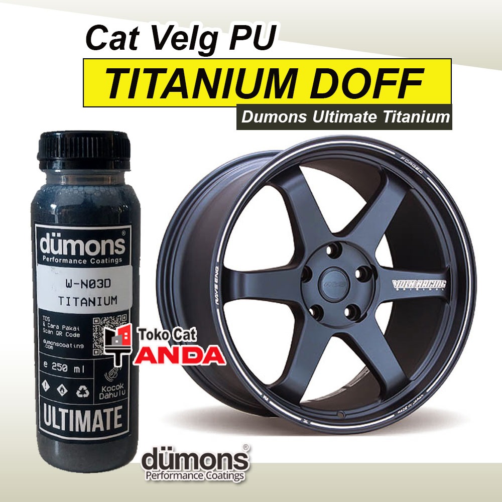 Cat PU Velg TITANIUM - Dumons Ultimate Titanium - Cat PU Titanium