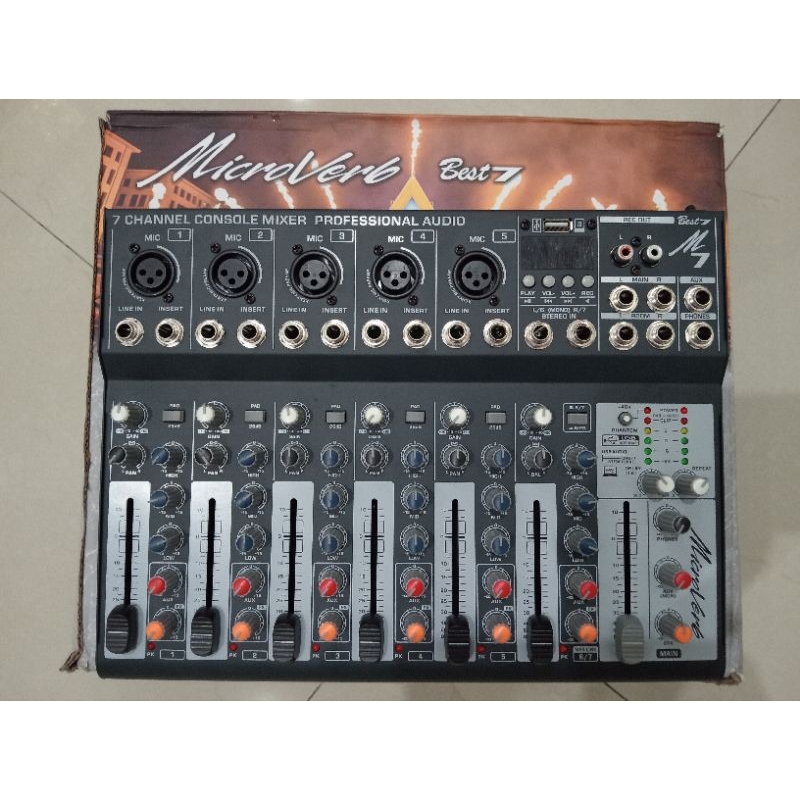 MIXER AUDIO ALESIS MICROVERB BEST 7