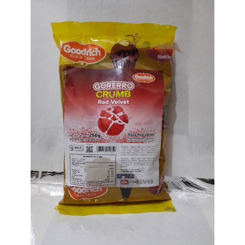 

GOODRICH GORERRO BISCUITS CRUMB