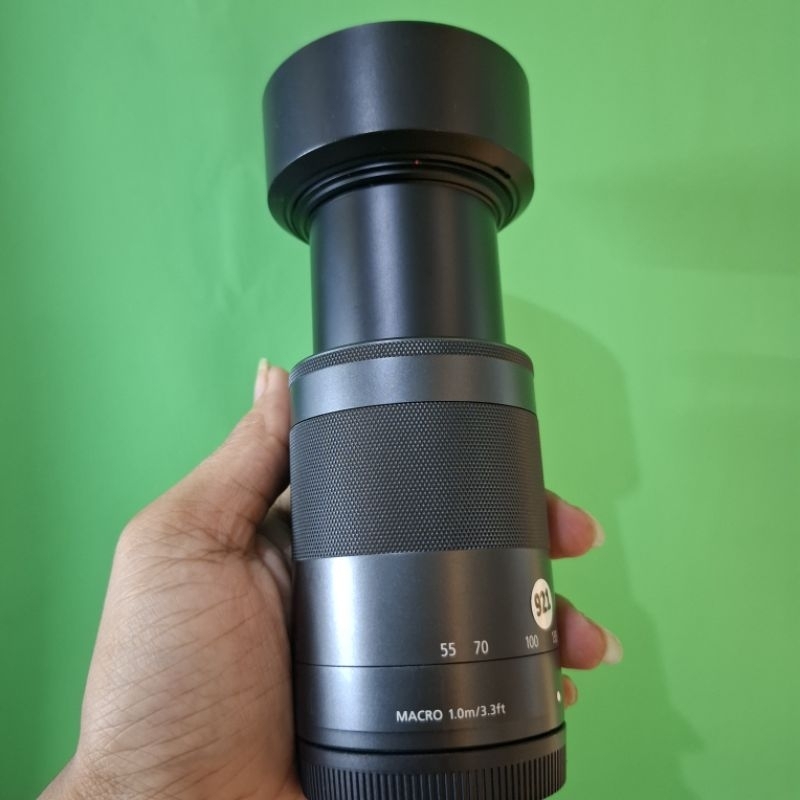 Lensa canon 55-200mm STM / canon zoom ef-m 55-200mm