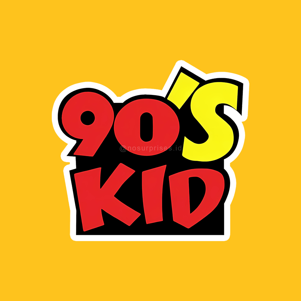 

90s Kid - Vinyl Sticker Waterproof