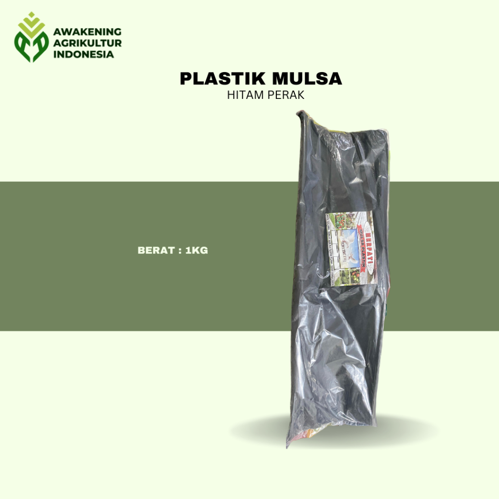 PLASTIK MULSA HITAM PERAK 1KG