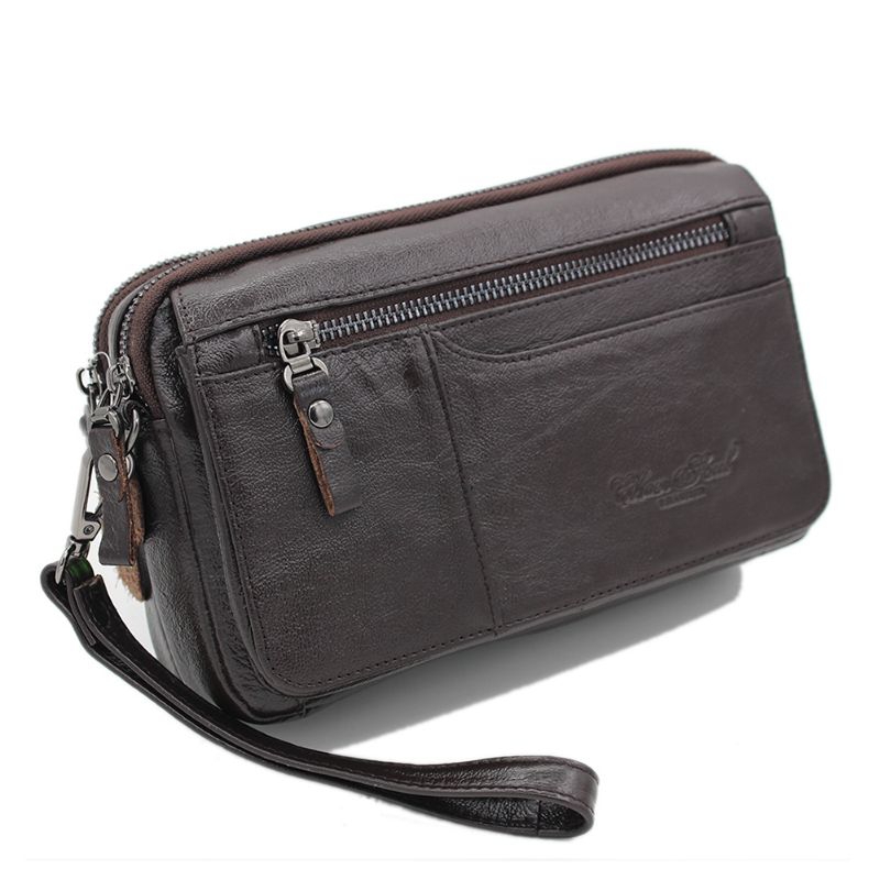 Handbag 2249 Kulit Sapi Asli Import Clutch Pria dan Wanita dari Kulit Sapi Asli Tas Tangan Pria dan 