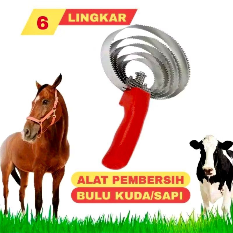 Alat Pembersih Bulu Hewan Ternak Sisir Kuda Sisir Sapi Sisir Kambing