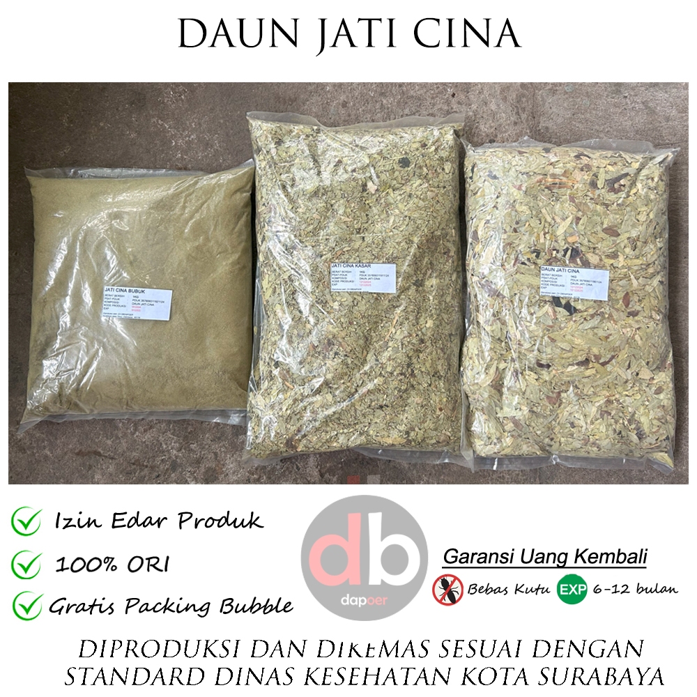 

Senna Leaves | Daun Jati Cina 1kg