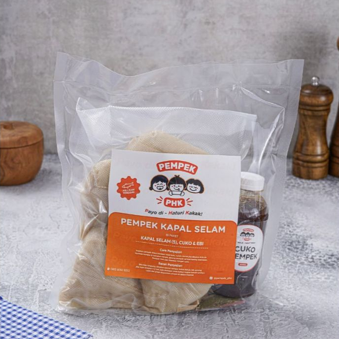 

PEMPEK PHK KAPAL SELAM | PEMPEK KAPAL SELAM PREMIUM ISI 5PCS ASLI PALEMBANG | FREE CUKO