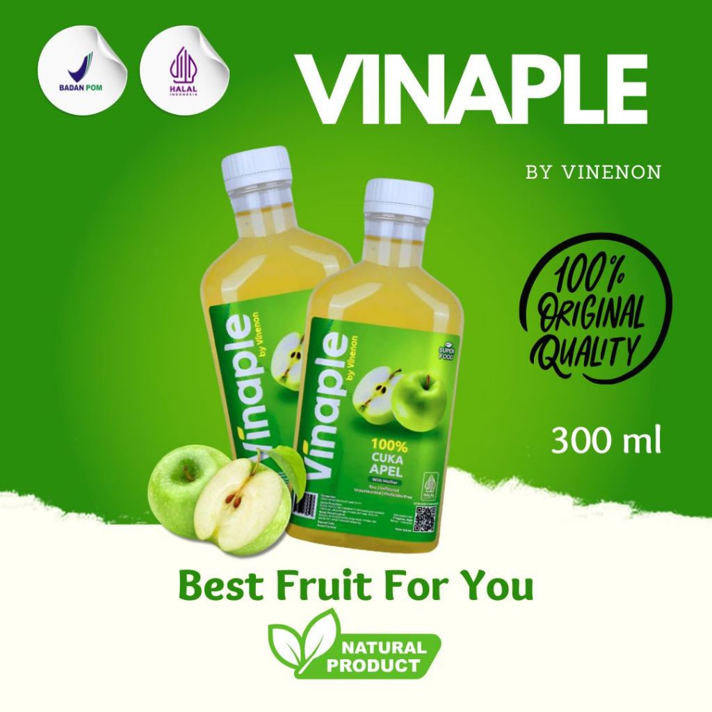 

Vinaple by Vinemon 100% Cuka Apel
