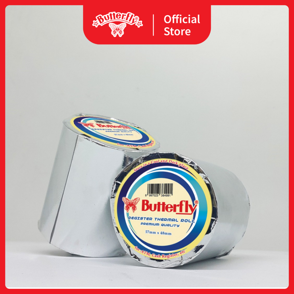 

Butterfly Premium Thermal Roll (57mm x 48mm)